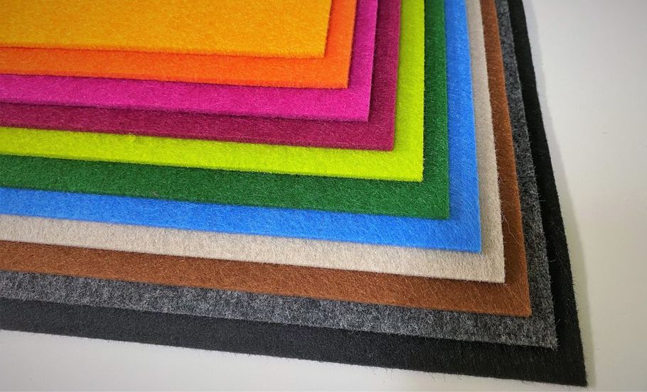 Pakiet kolorowych filców nr. 4 - 3 mm, 11 kolorów