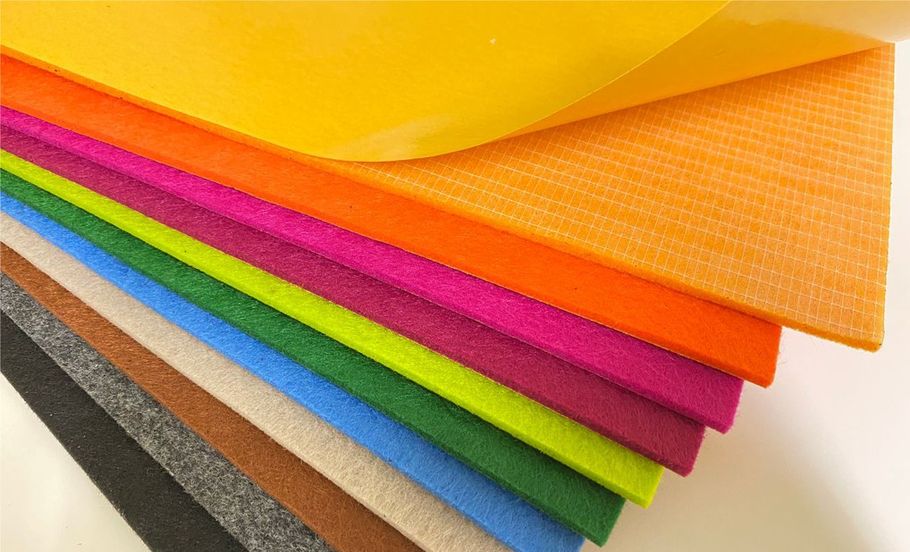 Pakiet samoprzylepnych kolorowych filców nr. 5 - 3 mm, 11 kolorów